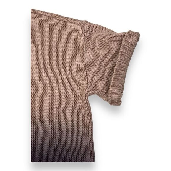 525 America Hooded Oversized Short Sleeved Ombre Sweater Size Small - Picture 2 of 7